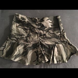 Wet Seal Camouflage Mini Skirt